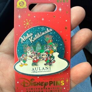 Disney Hawaii Aulani Exclusive Holiday 2025 Pin Mele Kalikimaka